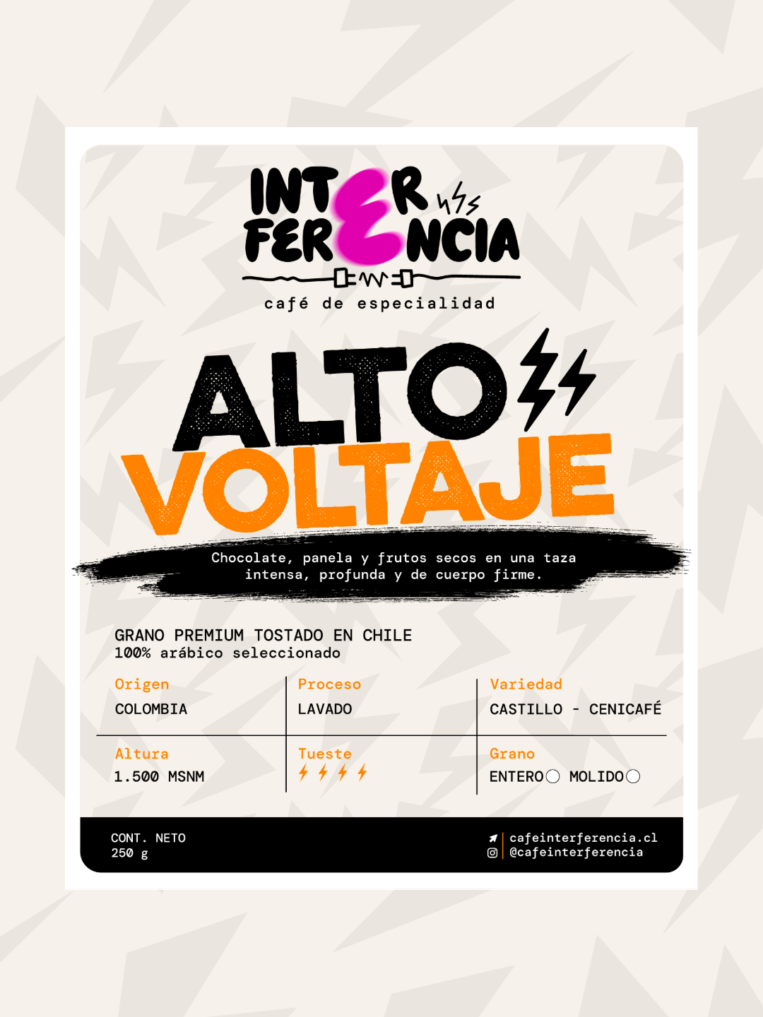 Café - Alto voltaje